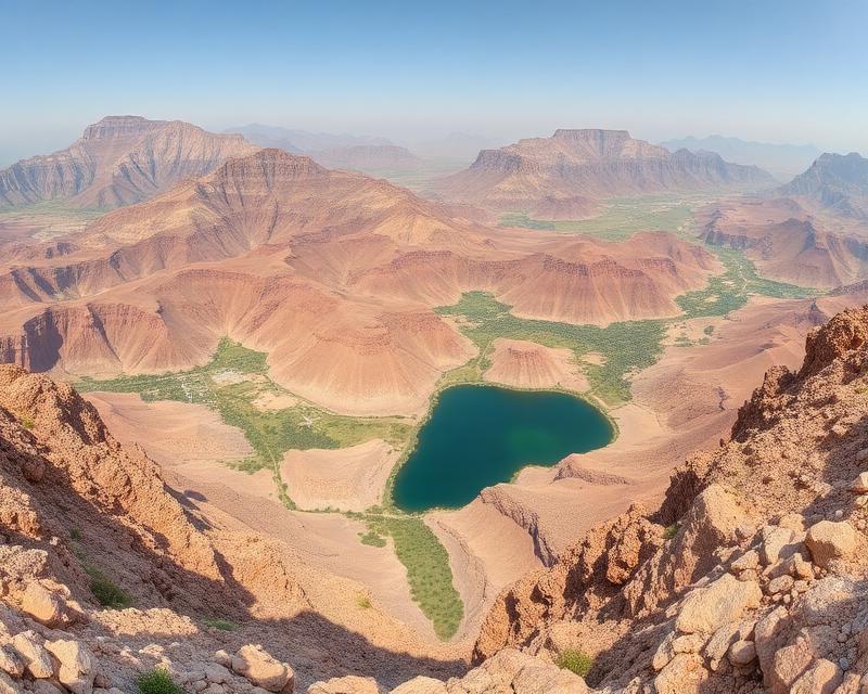 Hatta Hill Park panoramic mountain view