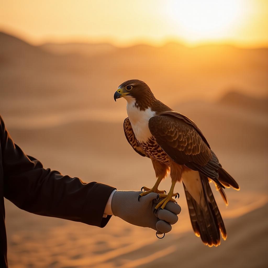 Morning Desert Safari Falconry Experience