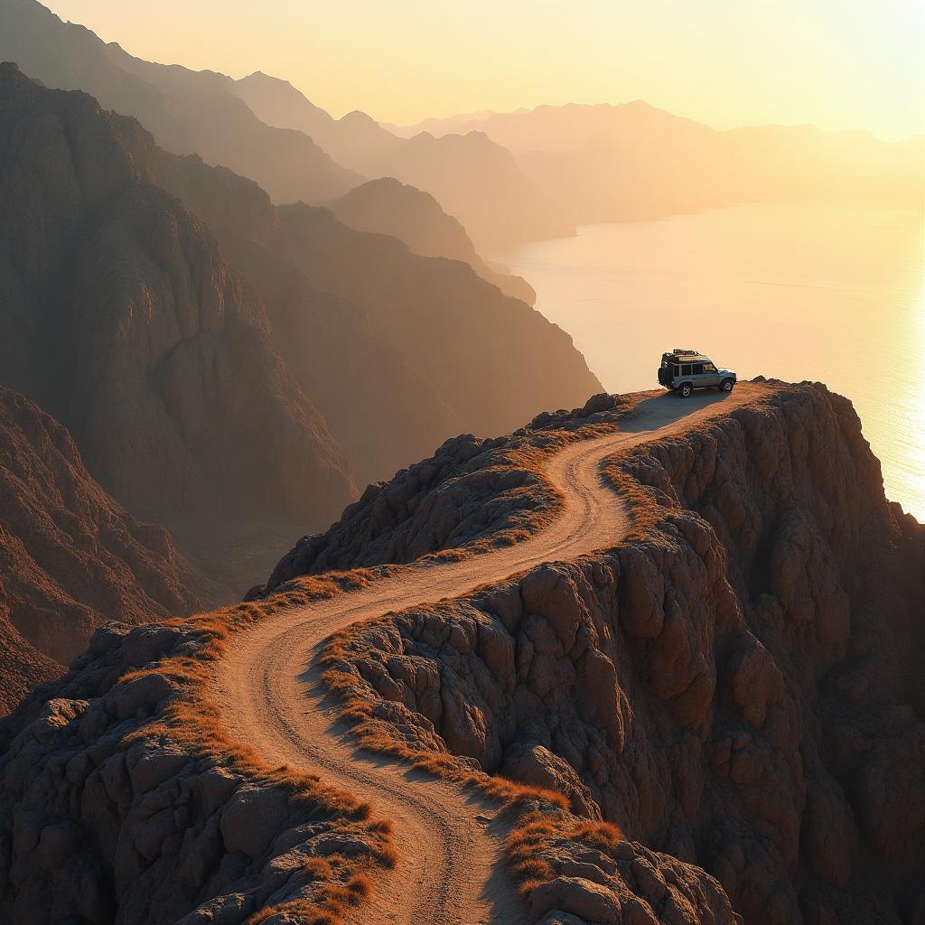 Musandam mountain safari landscape